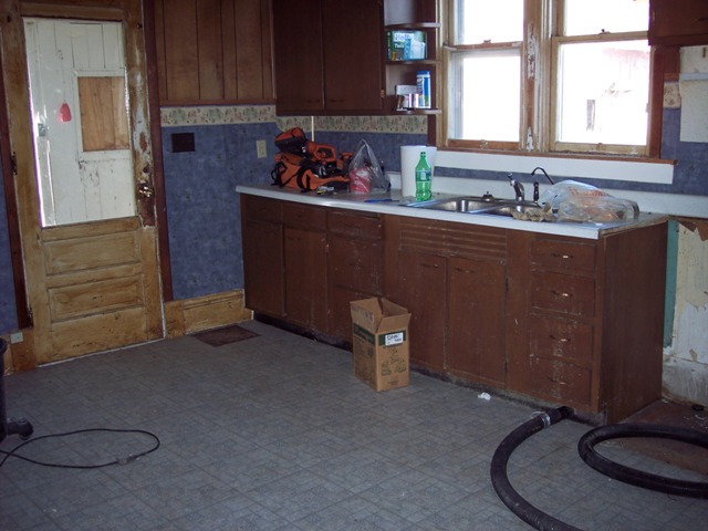 kitchen before
